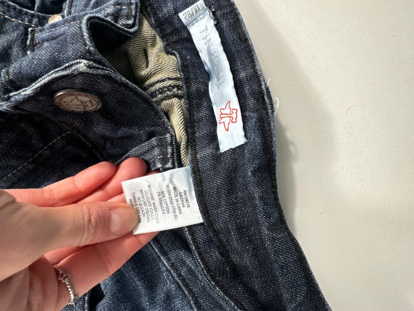 Lavtaljede jeans str: S