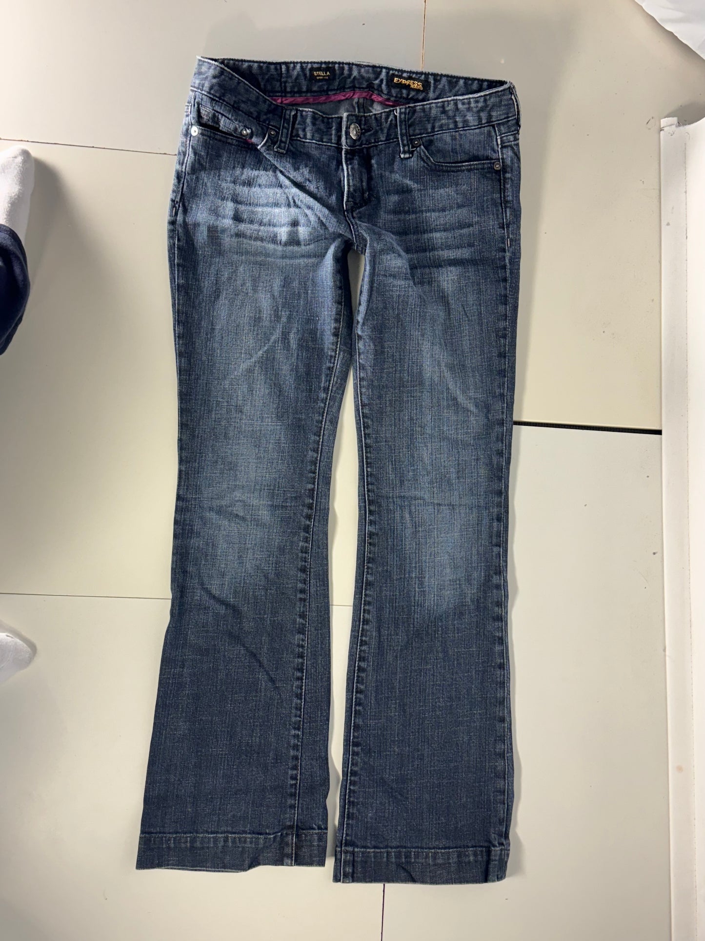 Lågmidjade jeans stl: S