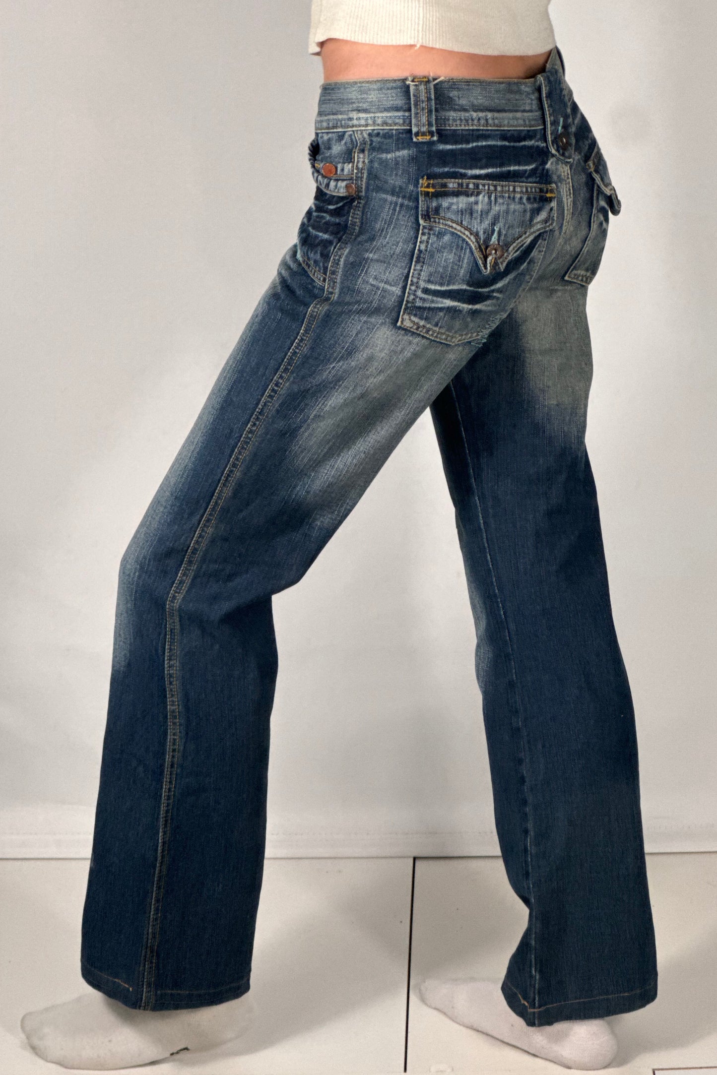 Lavtaljede jeans str: XS
