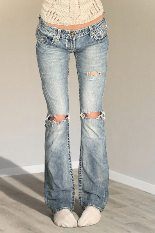 Lågmidjade jeans stl: XS
