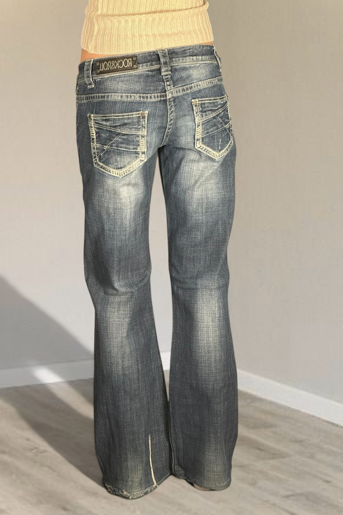 Lågmidjade jeans stl: XS