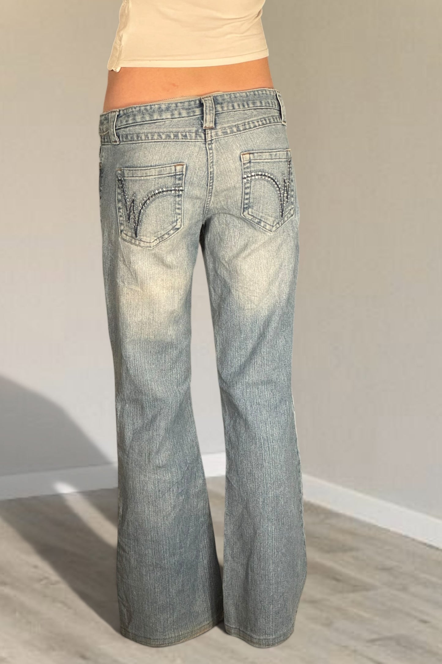 Lågmidjade jeans stl: M