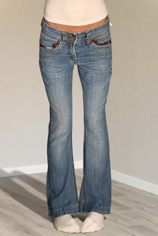 Lågmidjade jeans stl: XS
