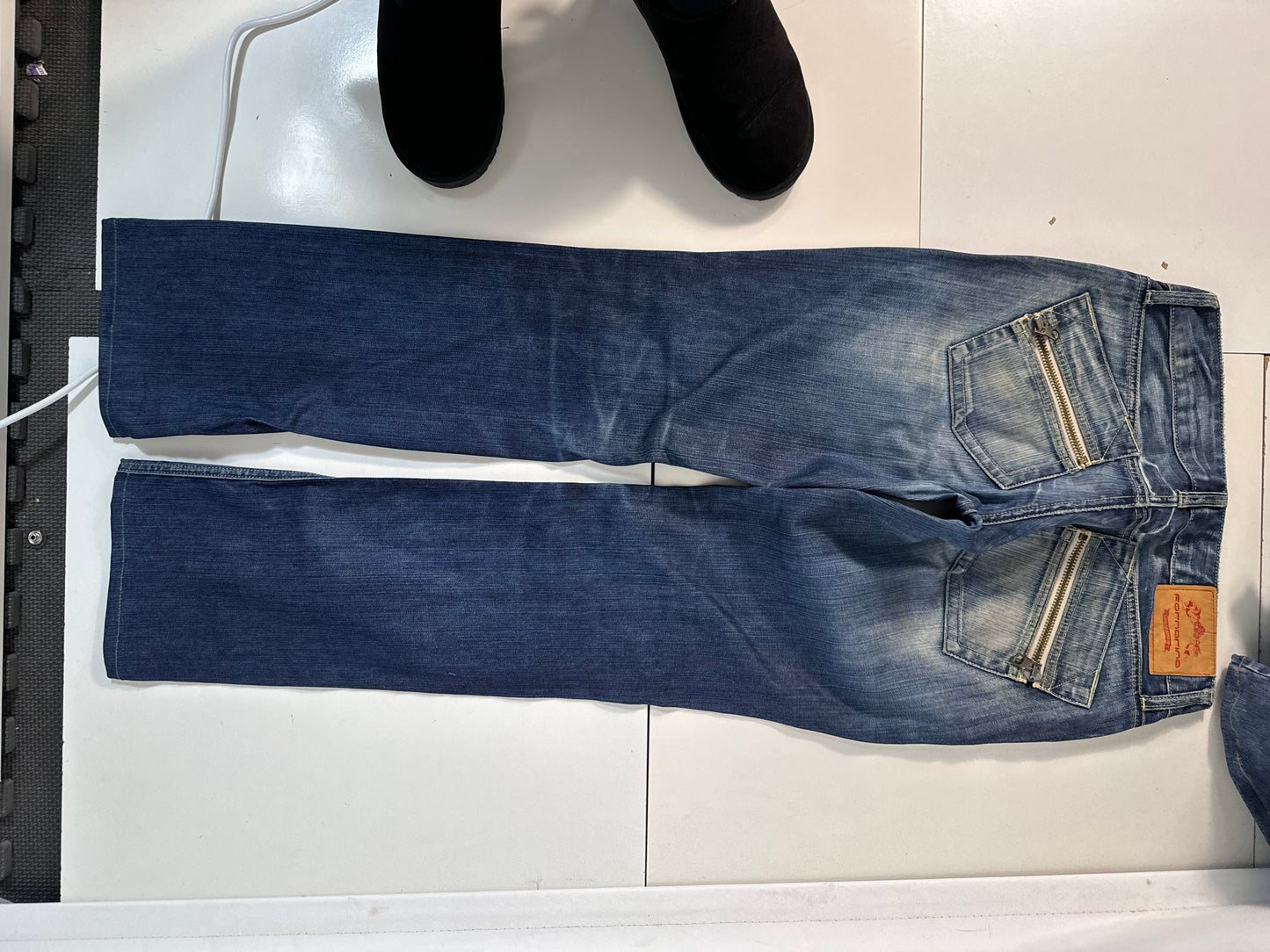 Lavlivede jeans str: XS