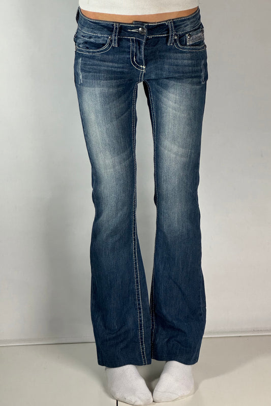 Lågmidjade jeans stl: XS