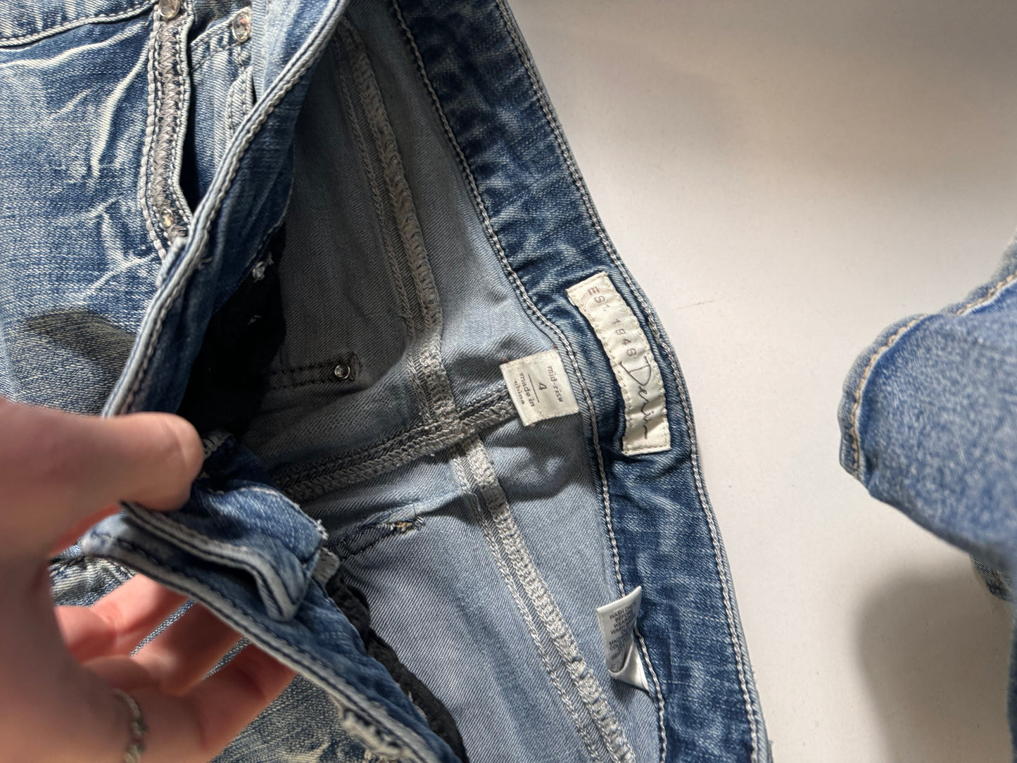 Lågmidjade jeans stl: XS