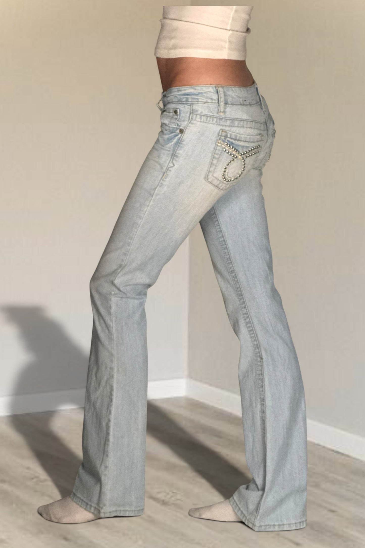 Lågmidjade jeans stl: XXS