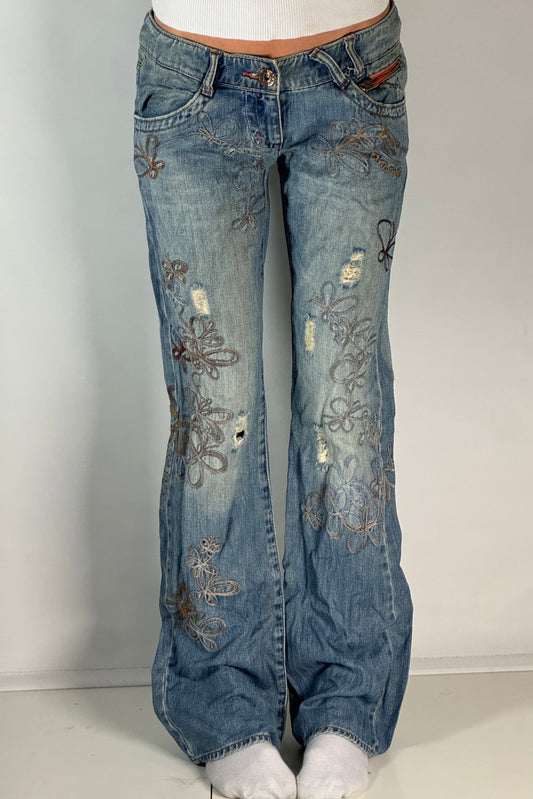 Lågmidjade jeans stl: M