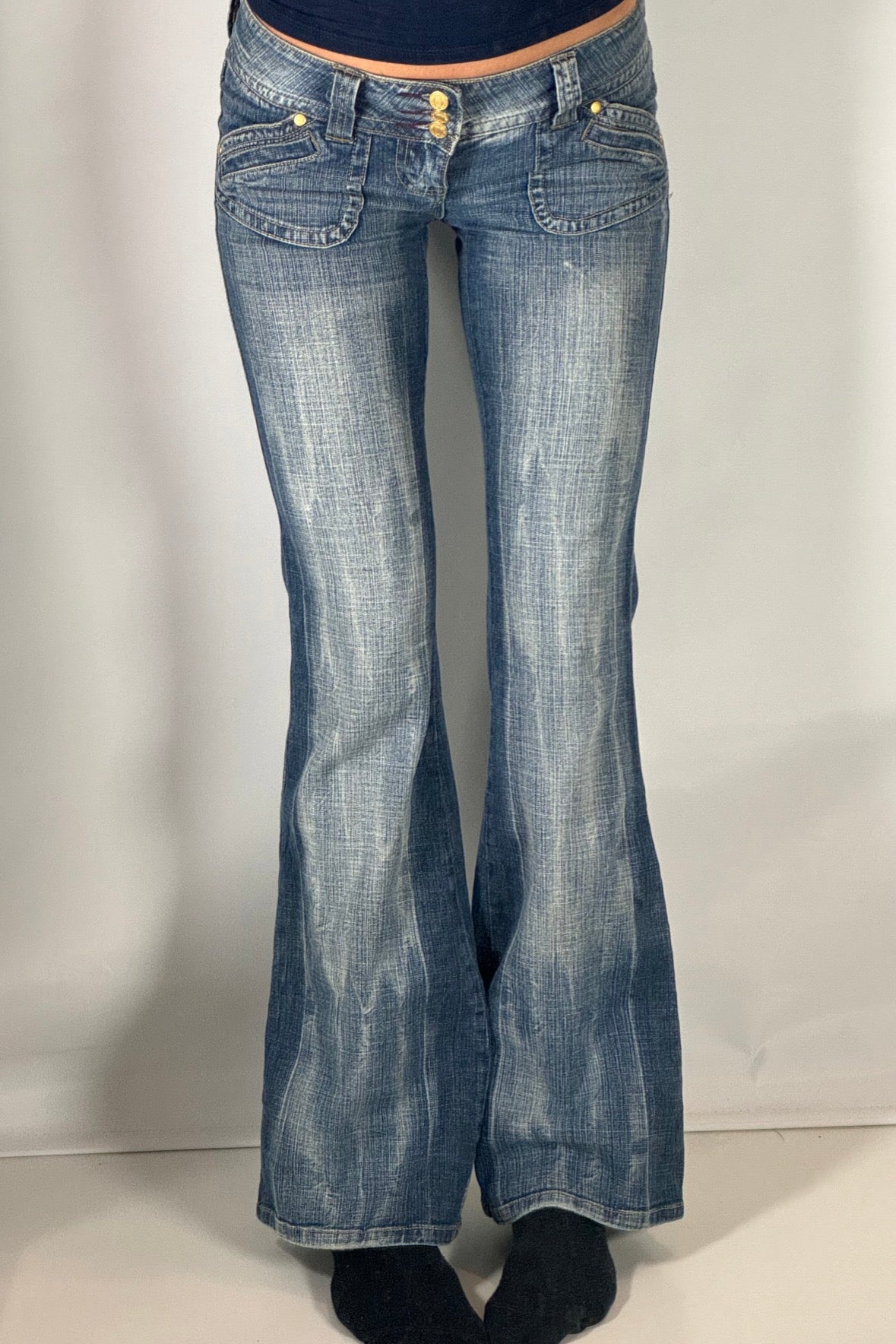 Lågmidjade jeans stl: XS