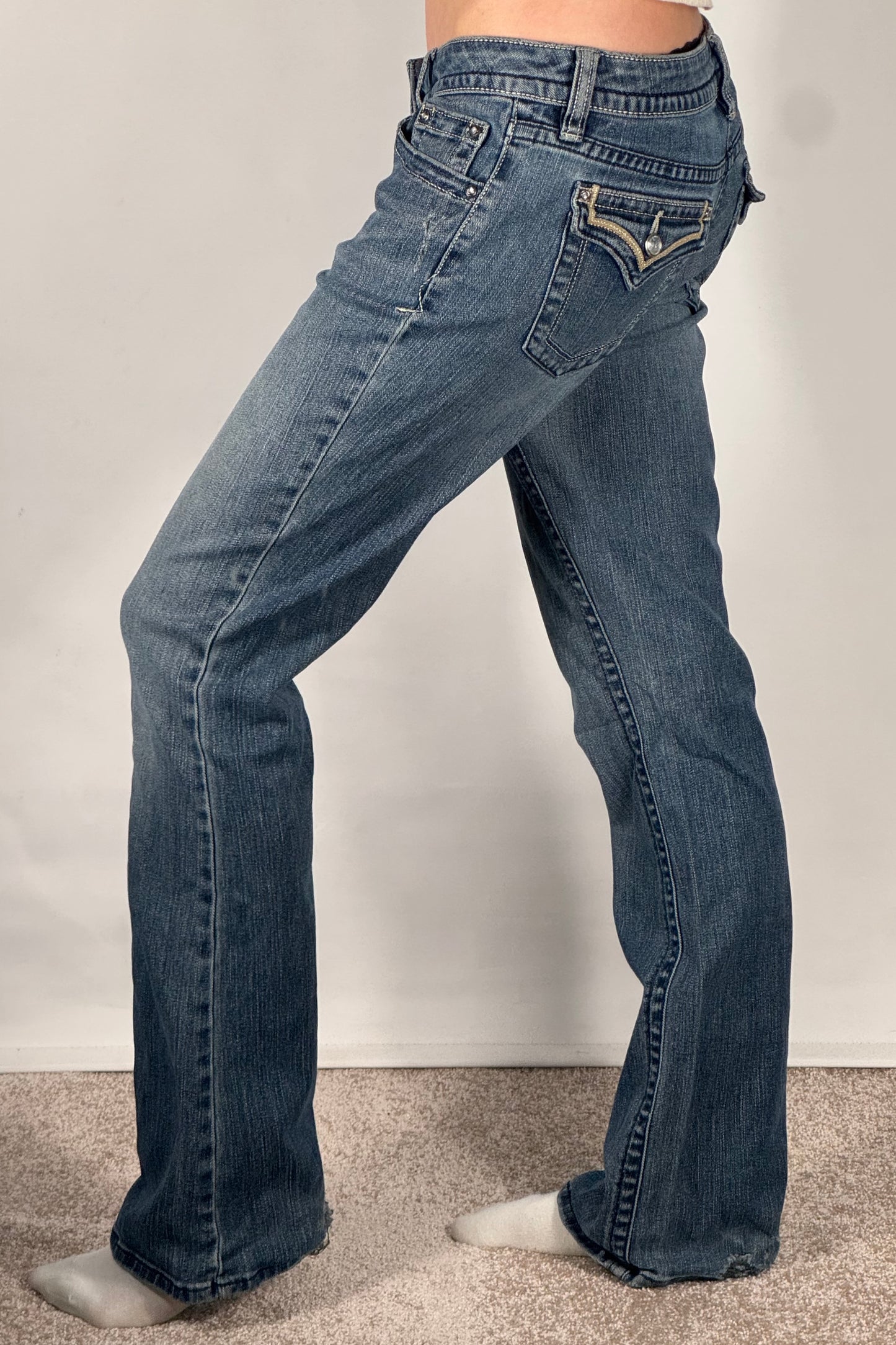 Lågmidjade jeans stl: S