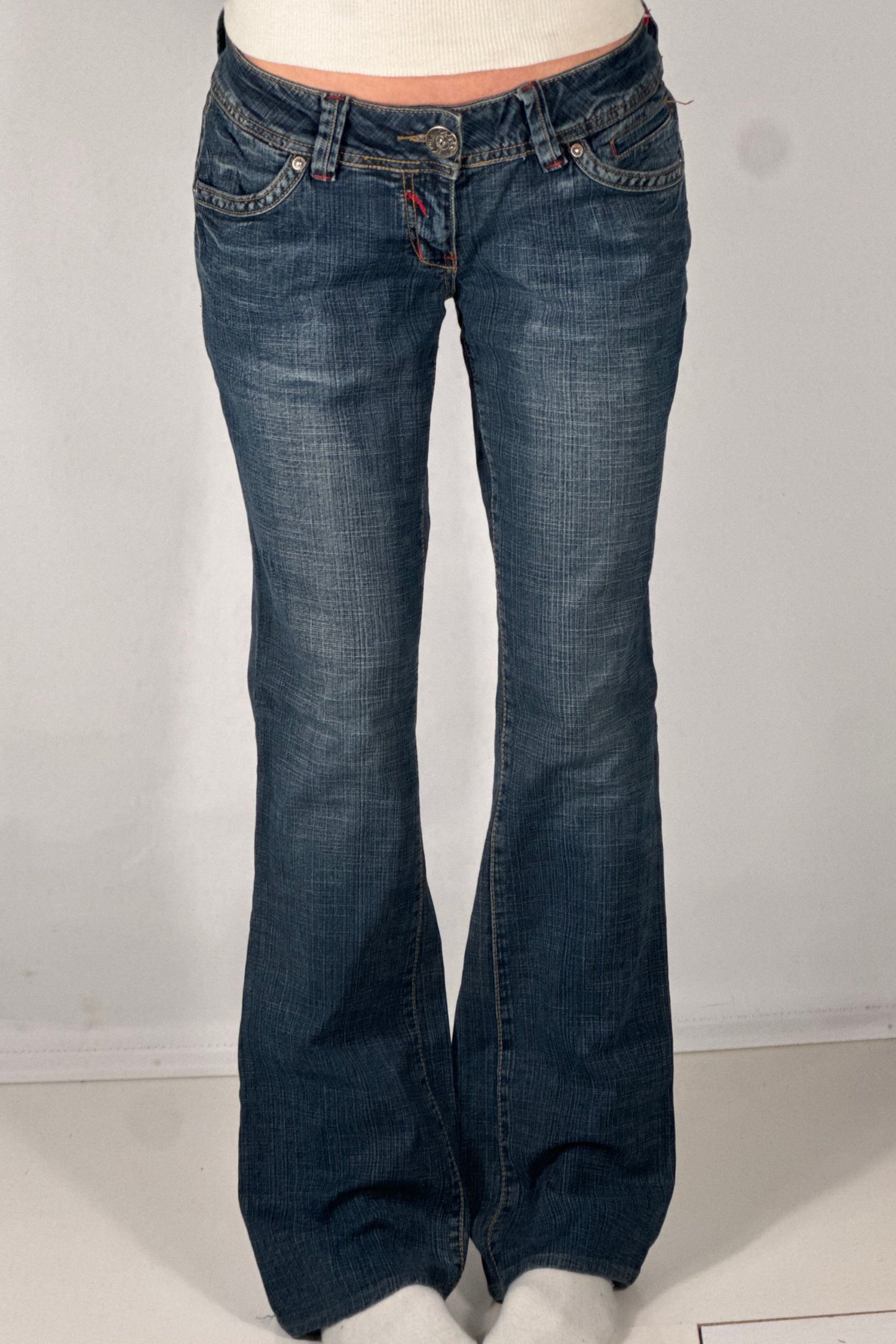 Lavtaljede jeans str: S