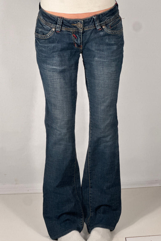 Lavtaljede jeans str: S