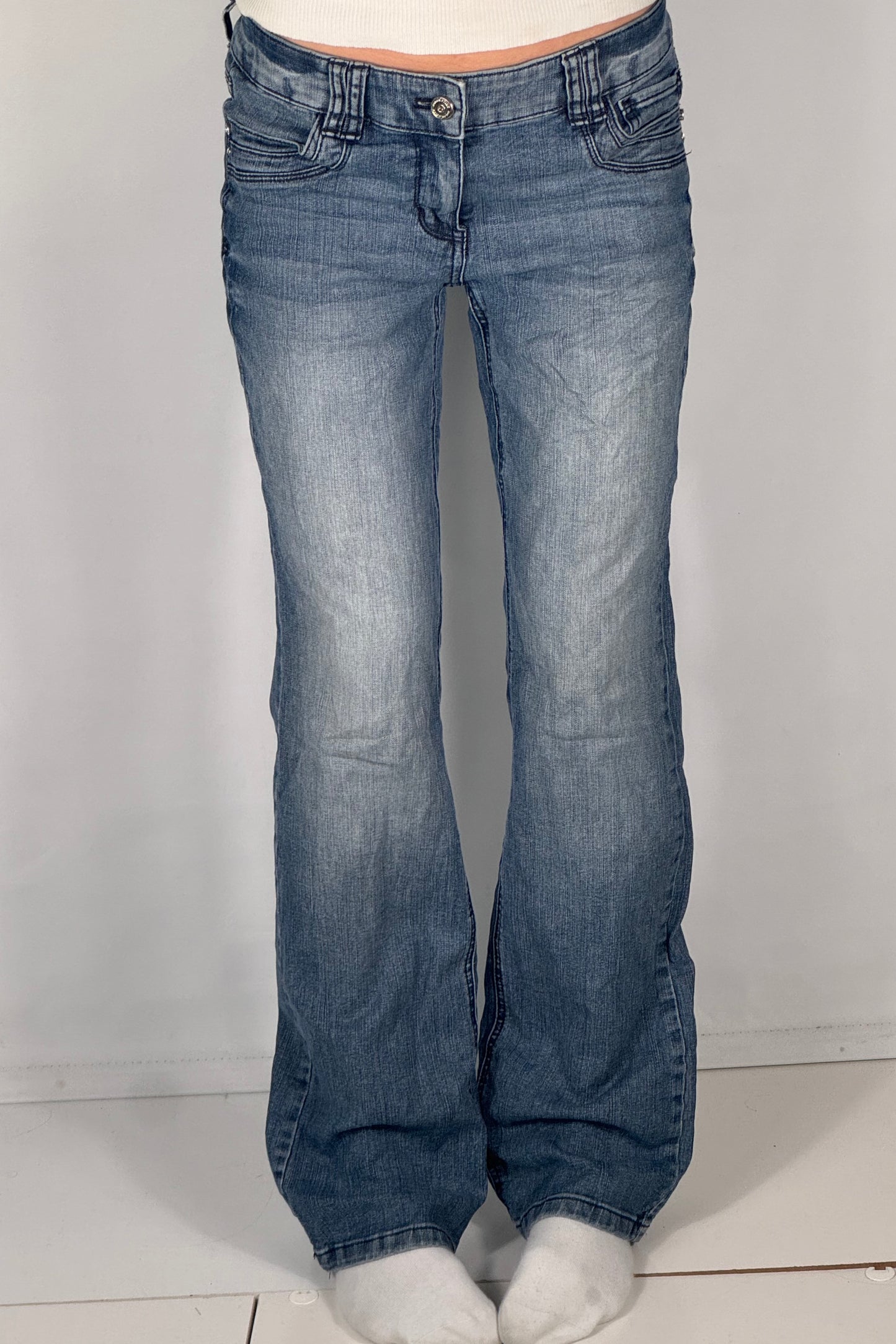 Lågmidjade jeans stl: S
