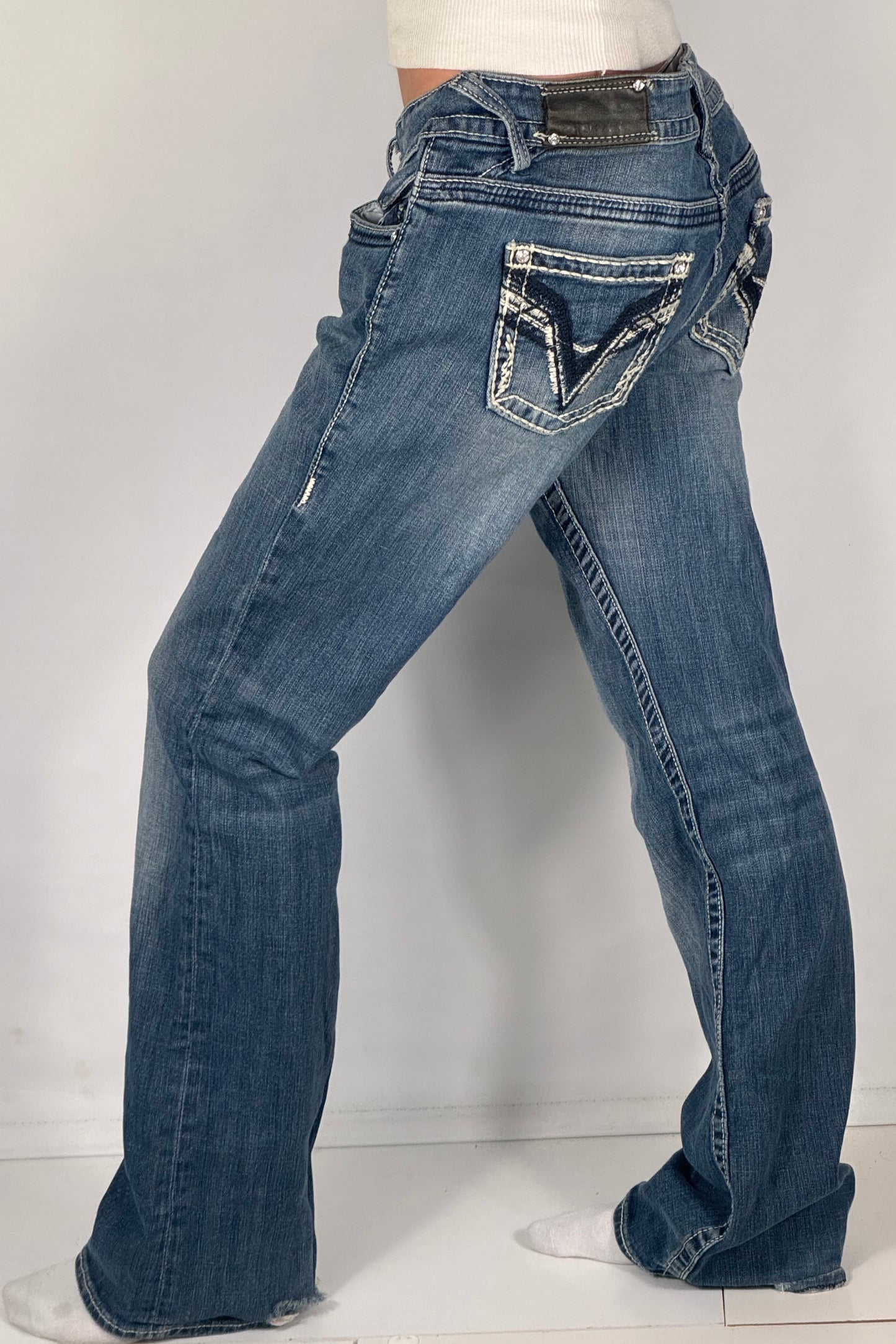 Lågmidjade jeans stl: L