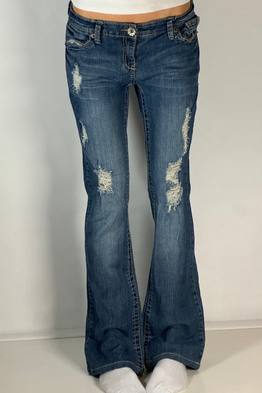 Lågmidjade jeans stl: S