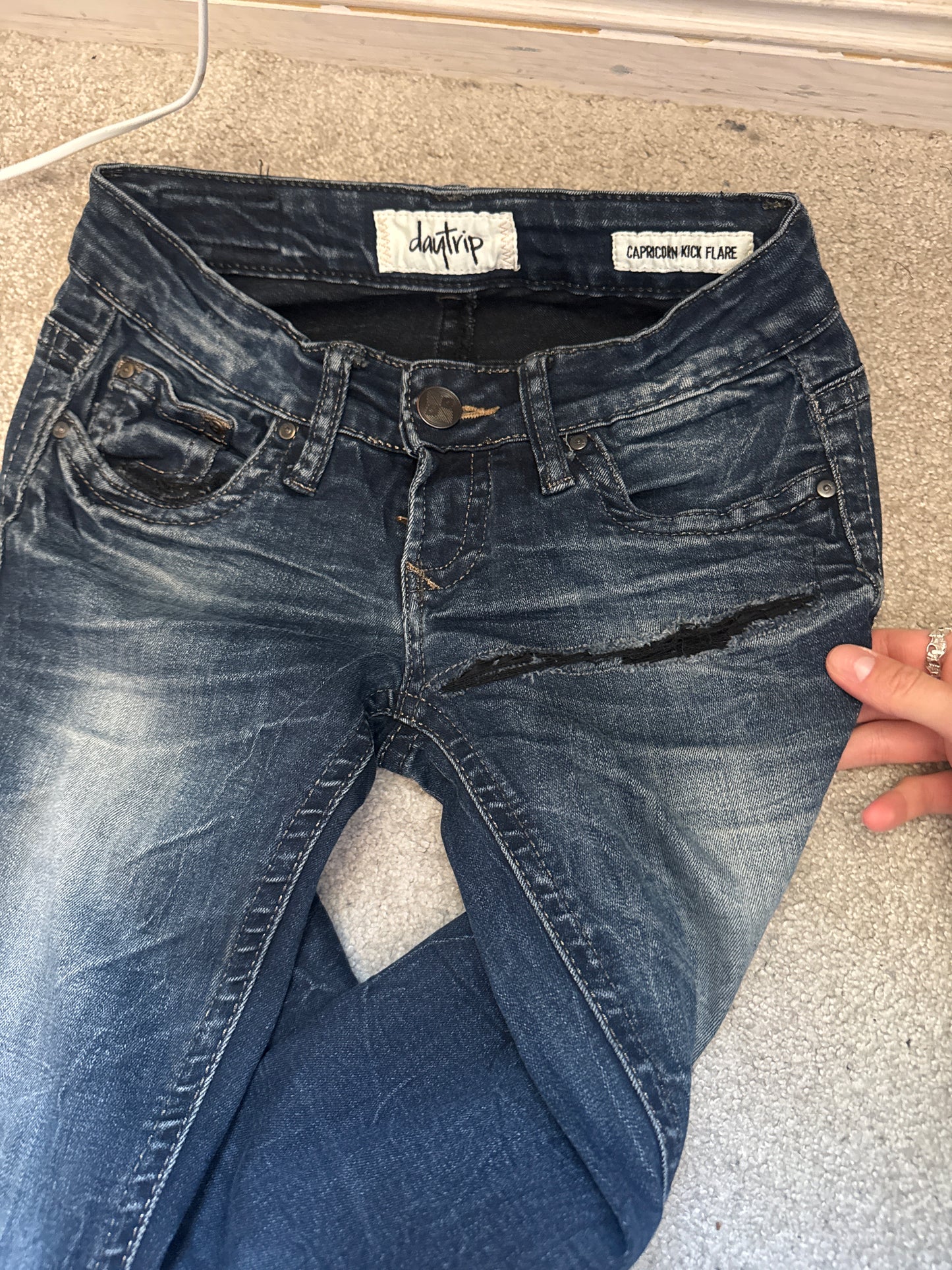 Lågmidjade jeans stl: XS