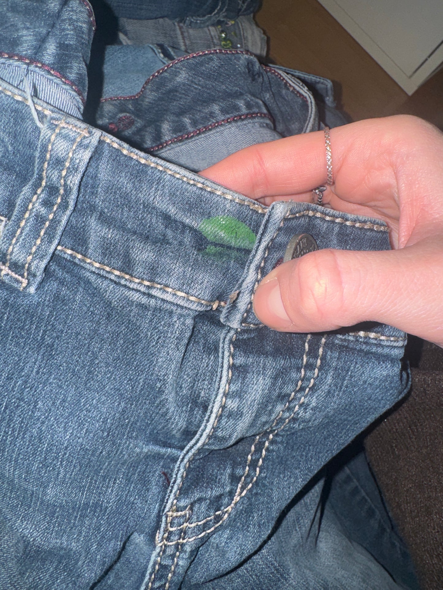Lågmidjade jeans stl: S