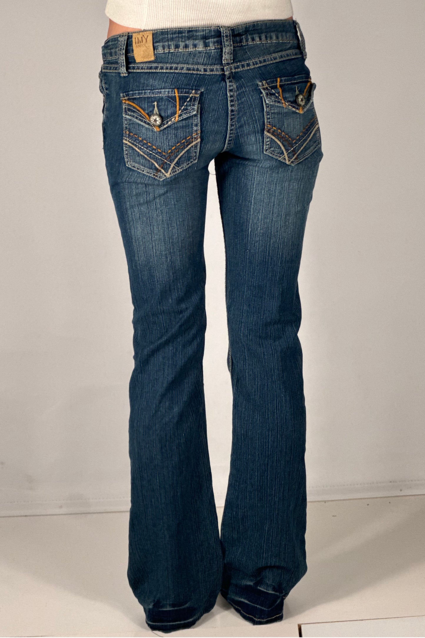 Lavtaljede jeans str: S
