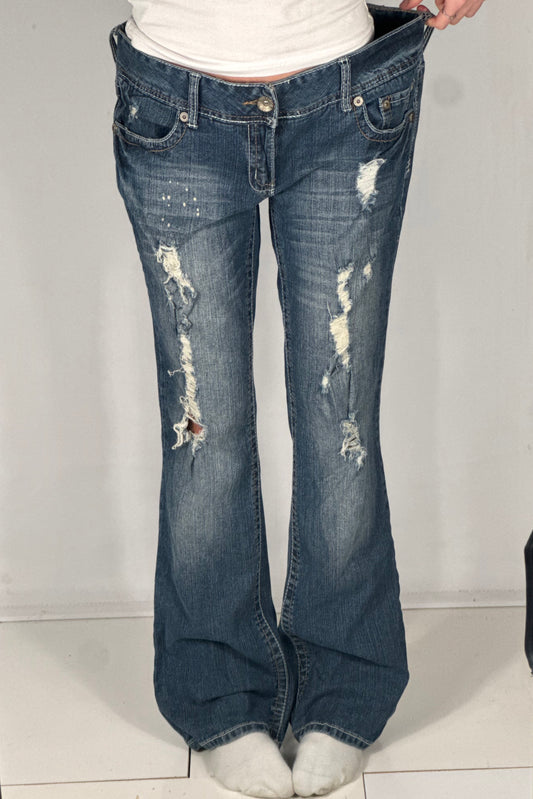 Lågmidjade jeans stl: M