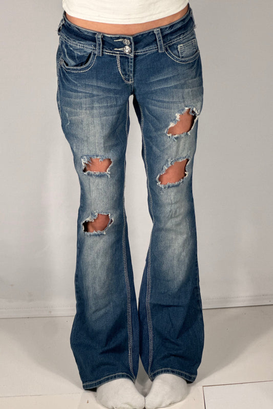Lågmidjade jeans stl: S