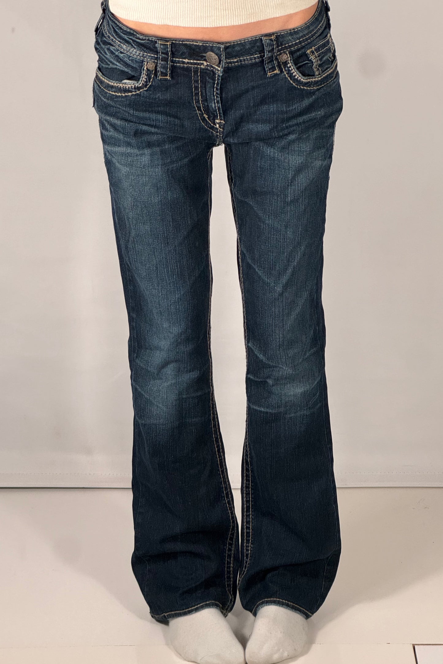 Lågmidjade jeans stl: M