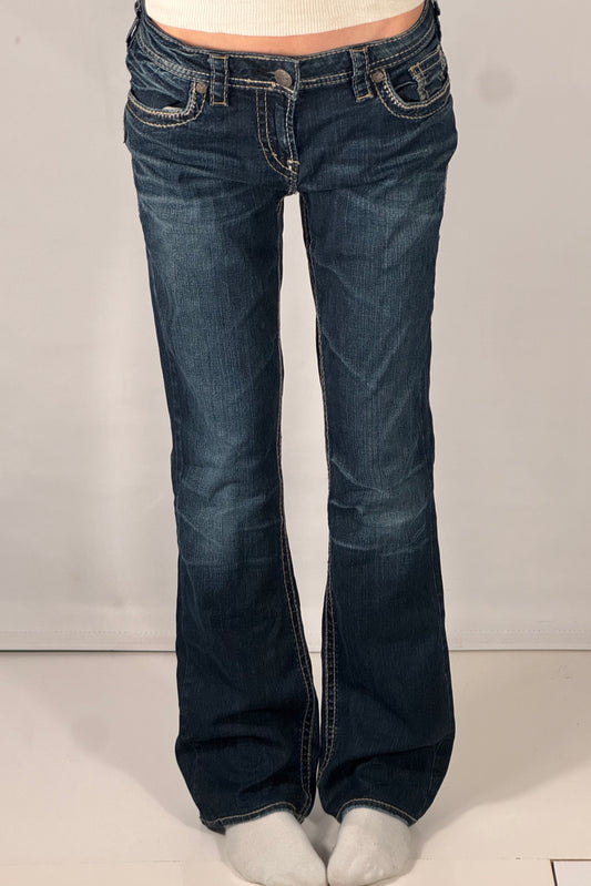 Lågmidjade jeans stl: M