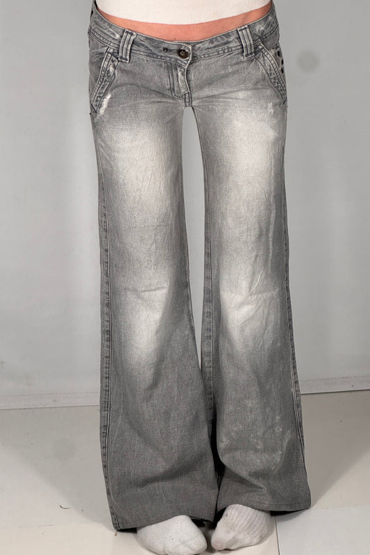 Lavtaljede jeans str: S