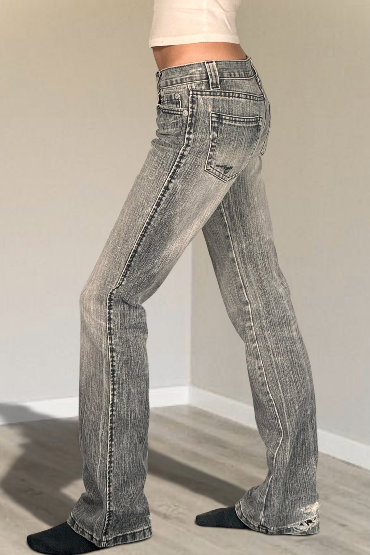 Lågmidjade jeans stl: XXS