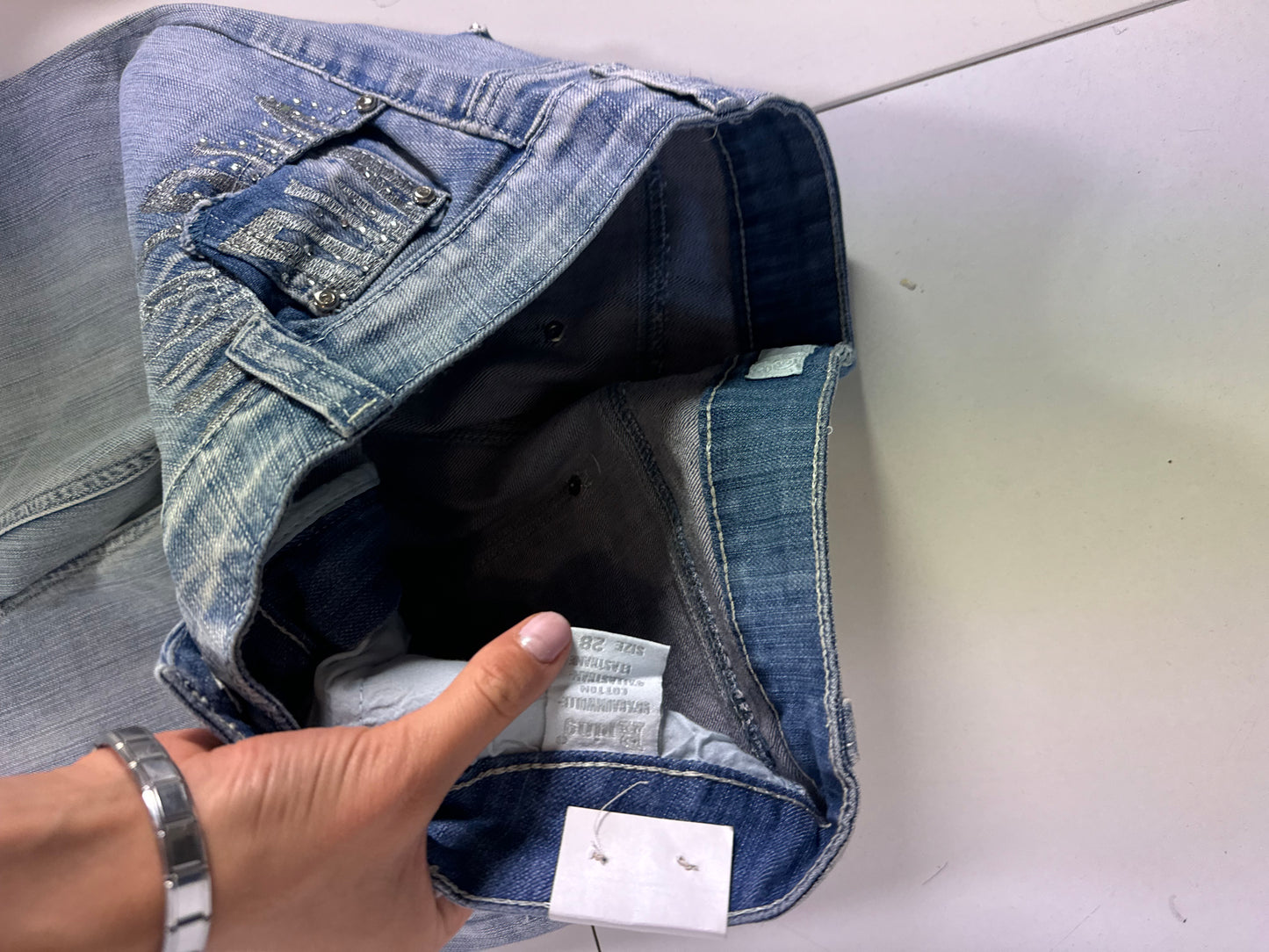 Lågmidjade jeans stl: XS/S
