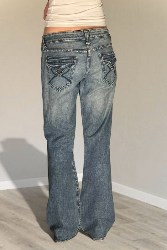 Lågmidjade jeans stl: S