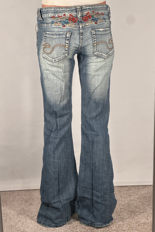 Lågmidjade jeans stl: S/M