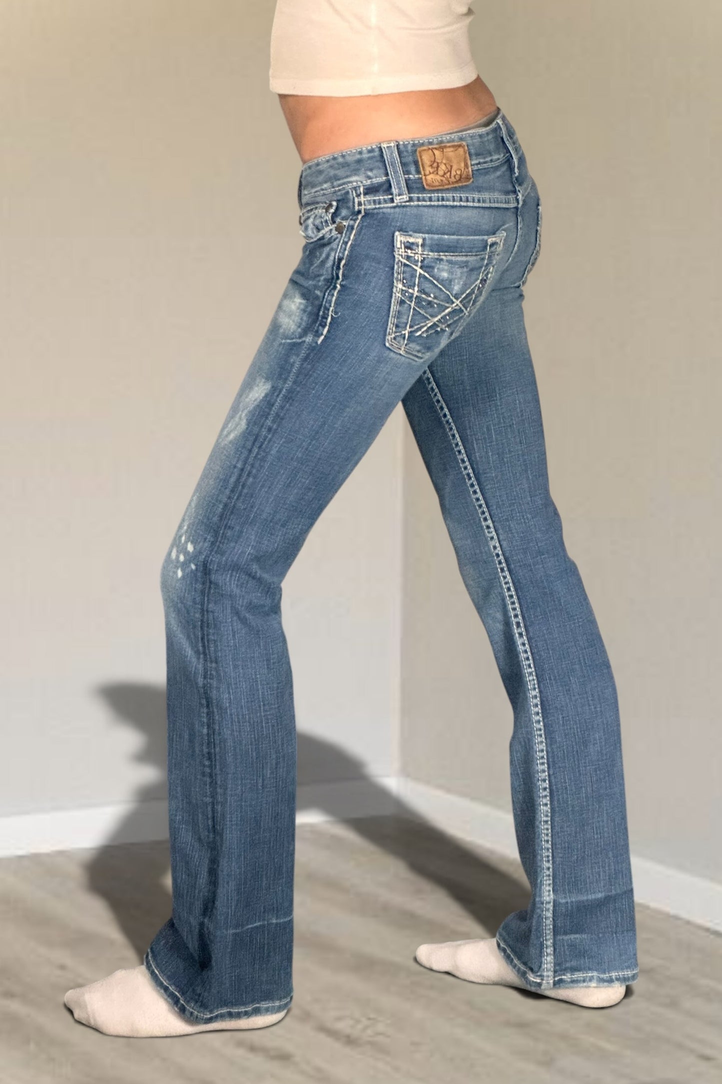 Lågmidjade jeans stl: XS