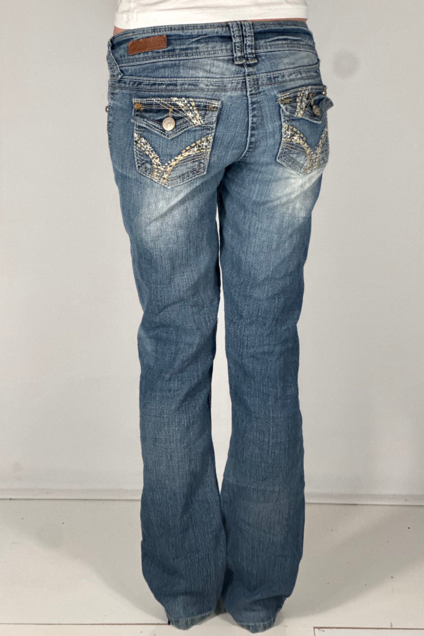 Lågmidjade jeans stl: S