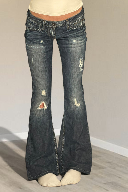 Lågmidjade jeans stl: XS