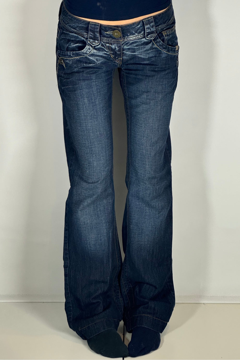 Lågmidjade jeans stl: S