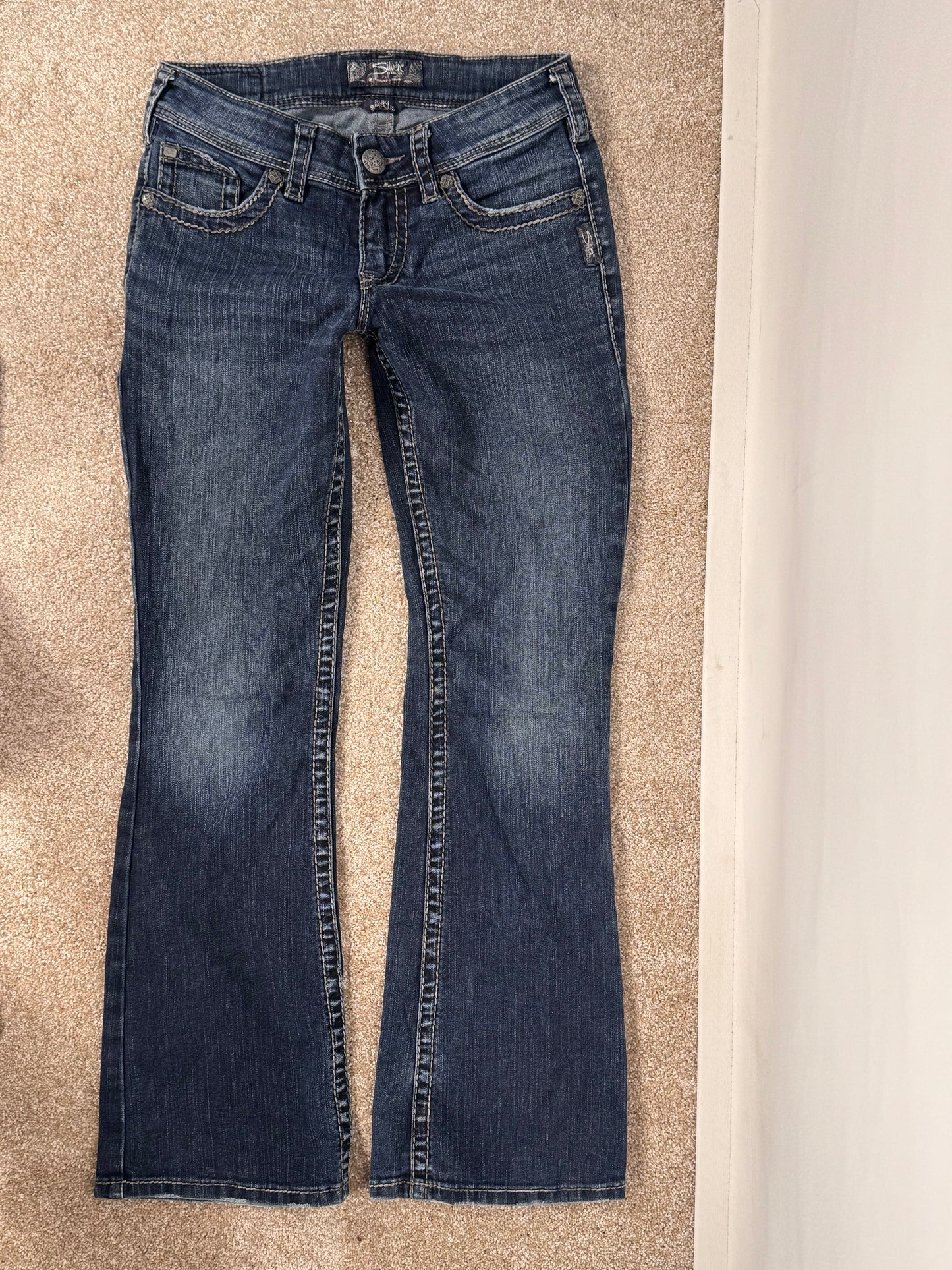 Lågmidjade jeans stl: XS
