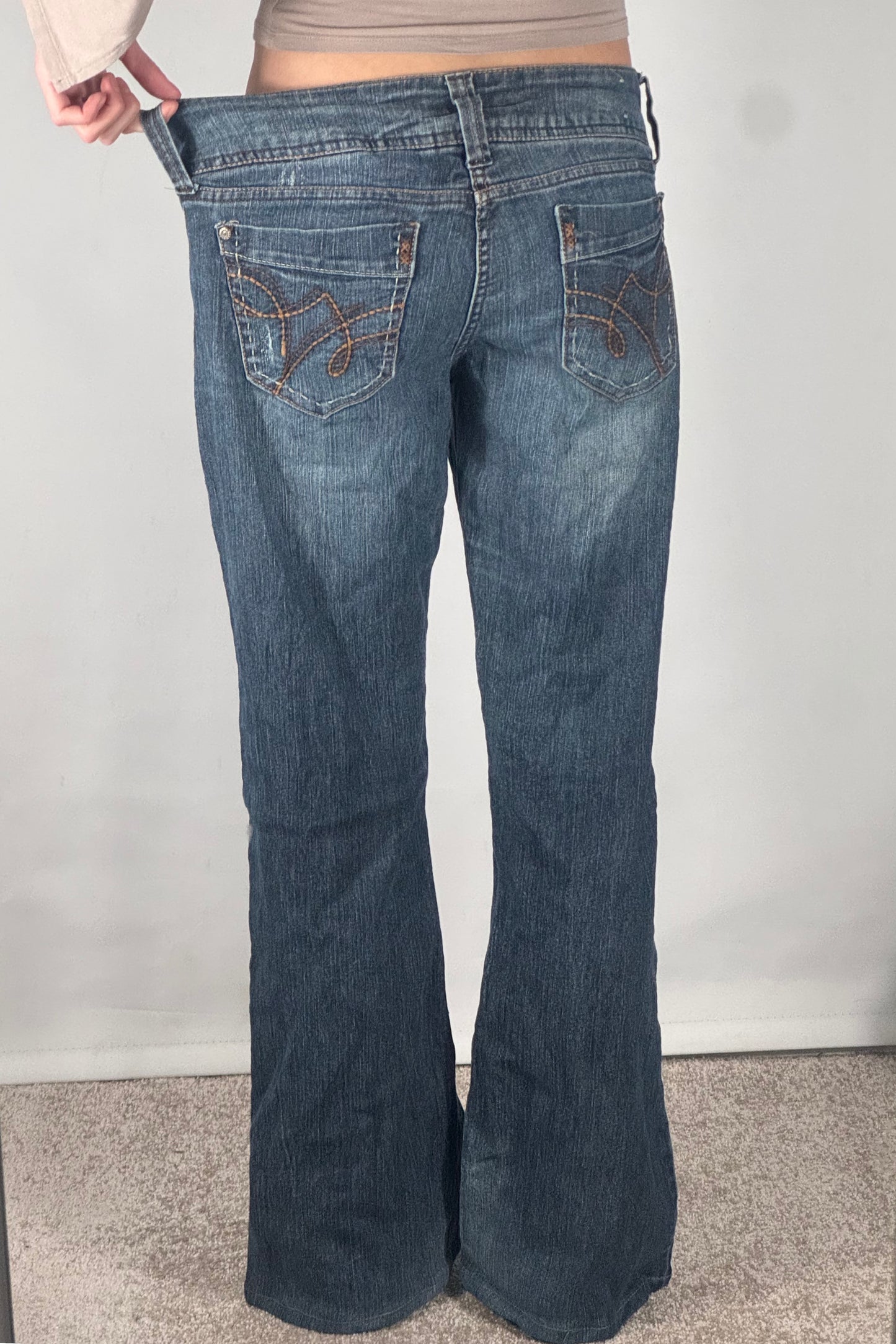 Lågmidjade jeans stl: M