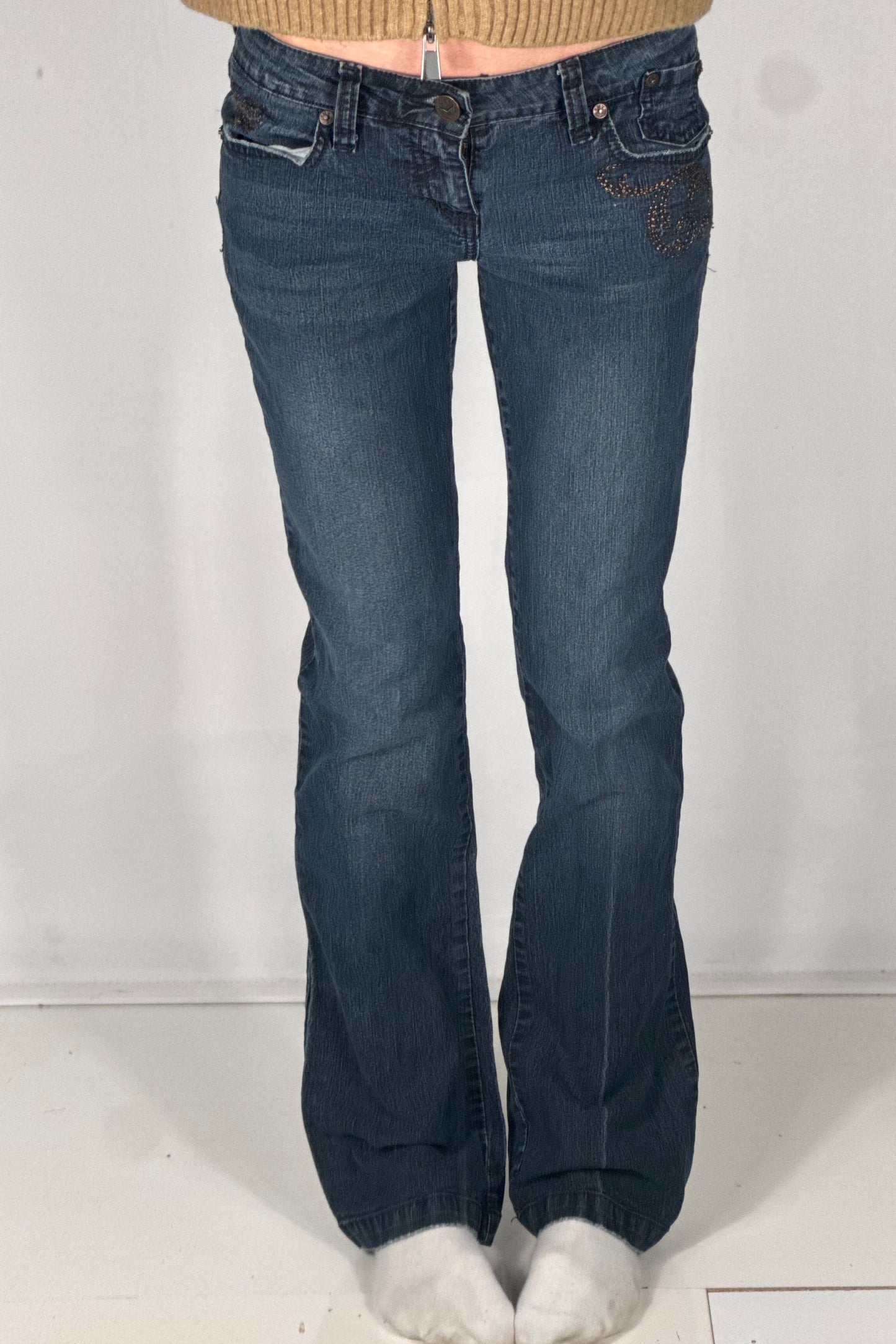 Lågmidjade jeans stl: XS