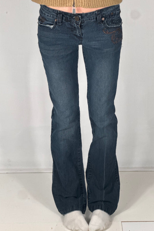 Lågmidjade jeans stl: XS