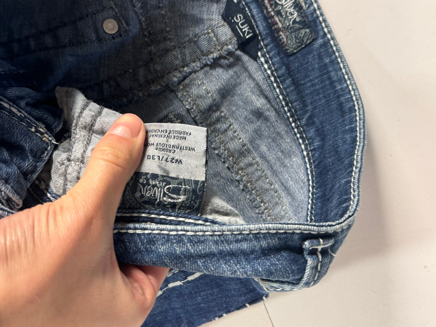 Lågmidjade jeans stl: S
