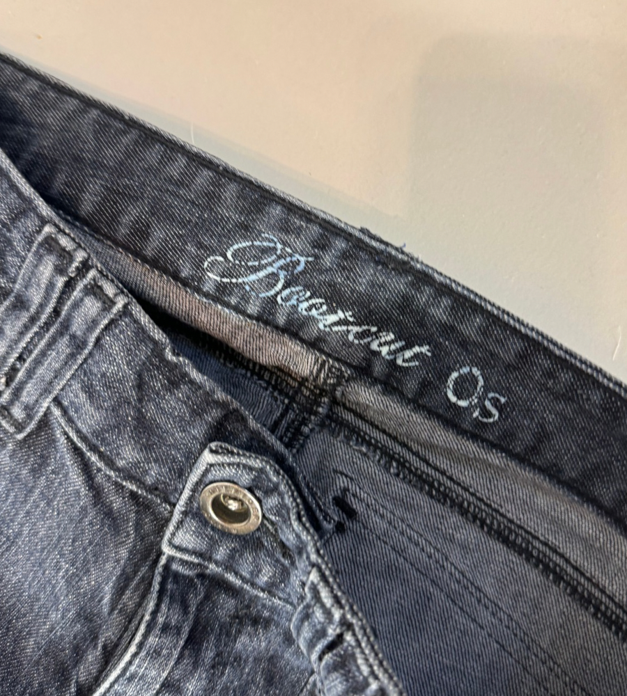Lågmidjade jeans–stl: S