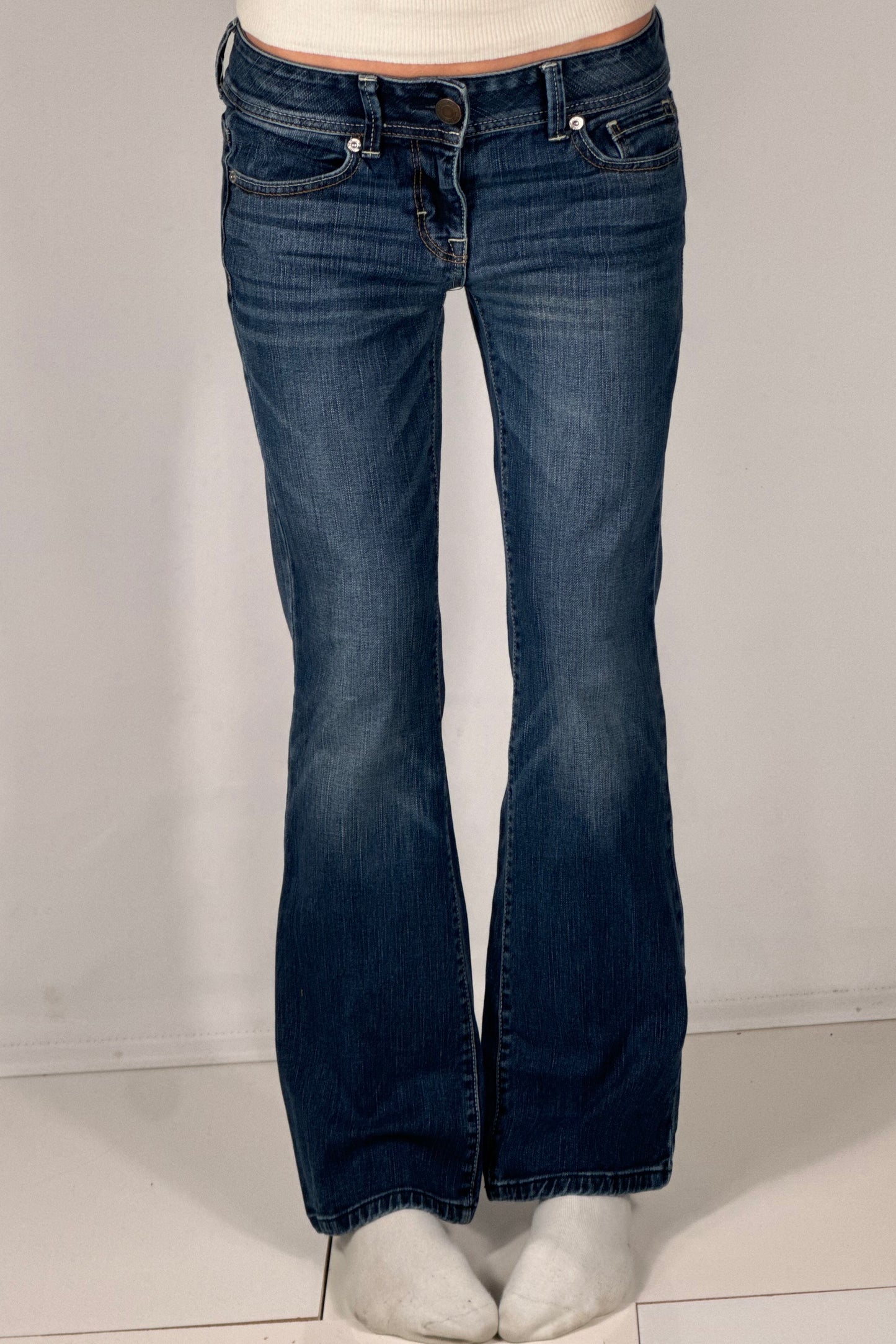 Lavtaljede jeans str: S