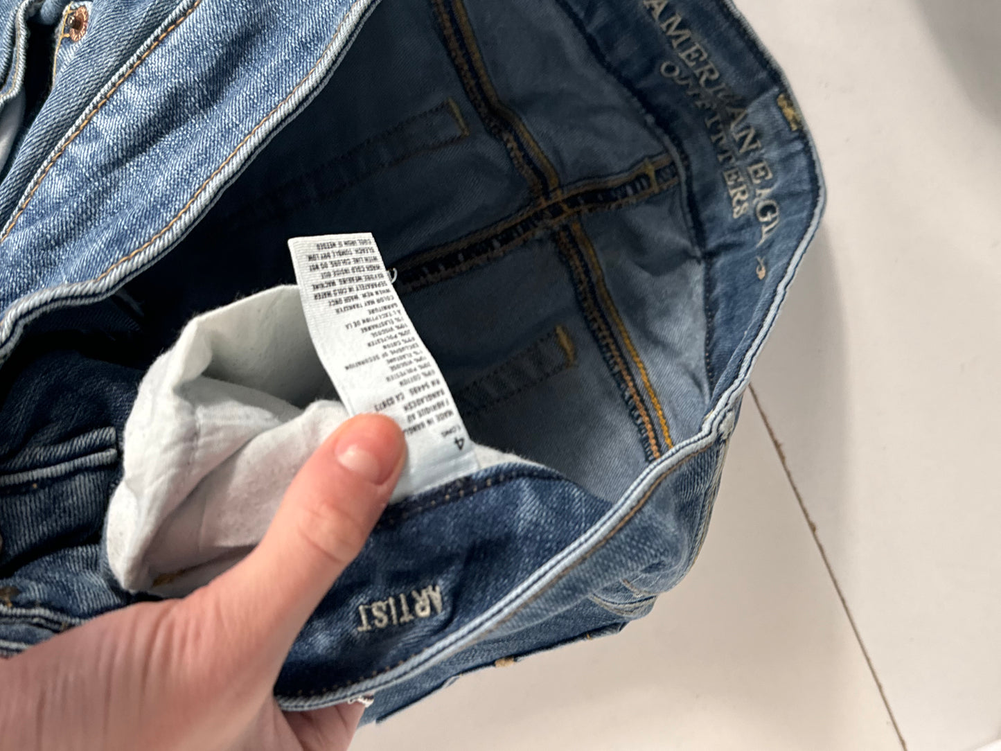Lågmidjade jeans stl: S