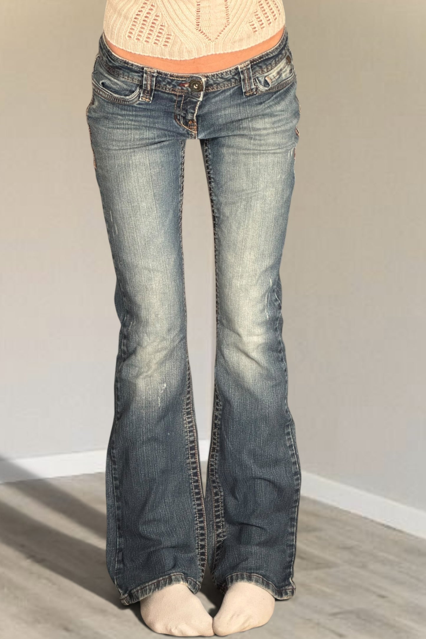 Lågmidjade jeans stl: XS