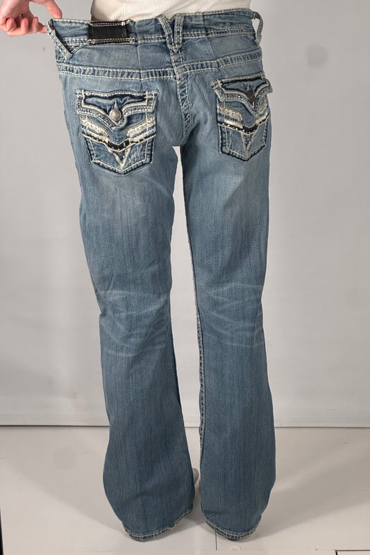 Lågmidjade jeans stl: M