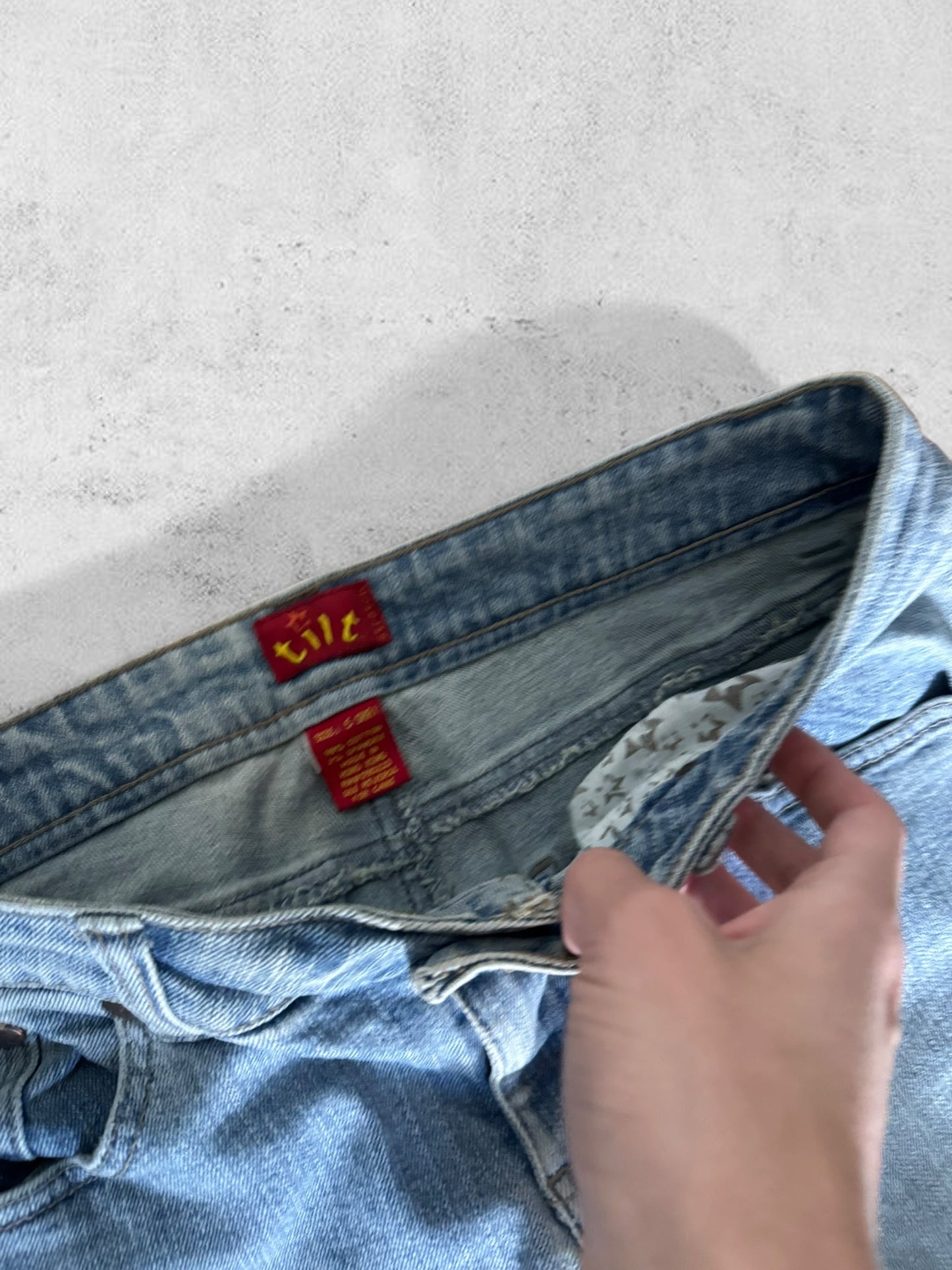 Lågmidjade jeans stl: S