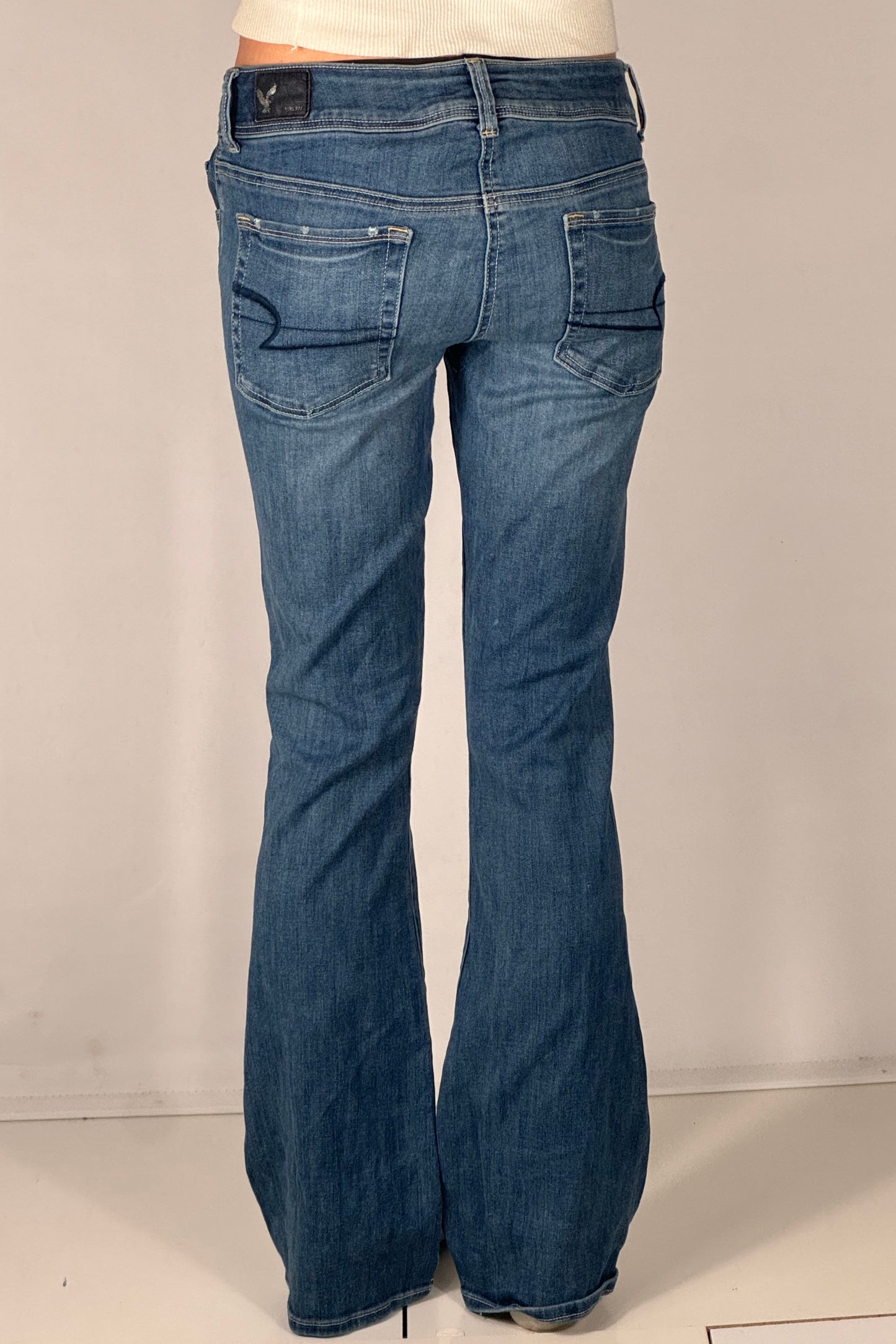 Lågmidjade jeans stl: S