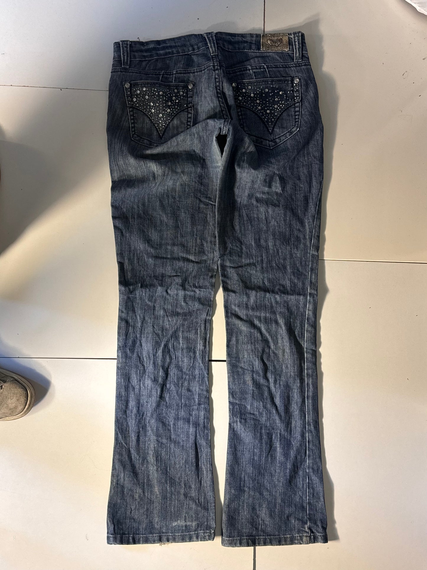 Lågmidjade jeans stl: