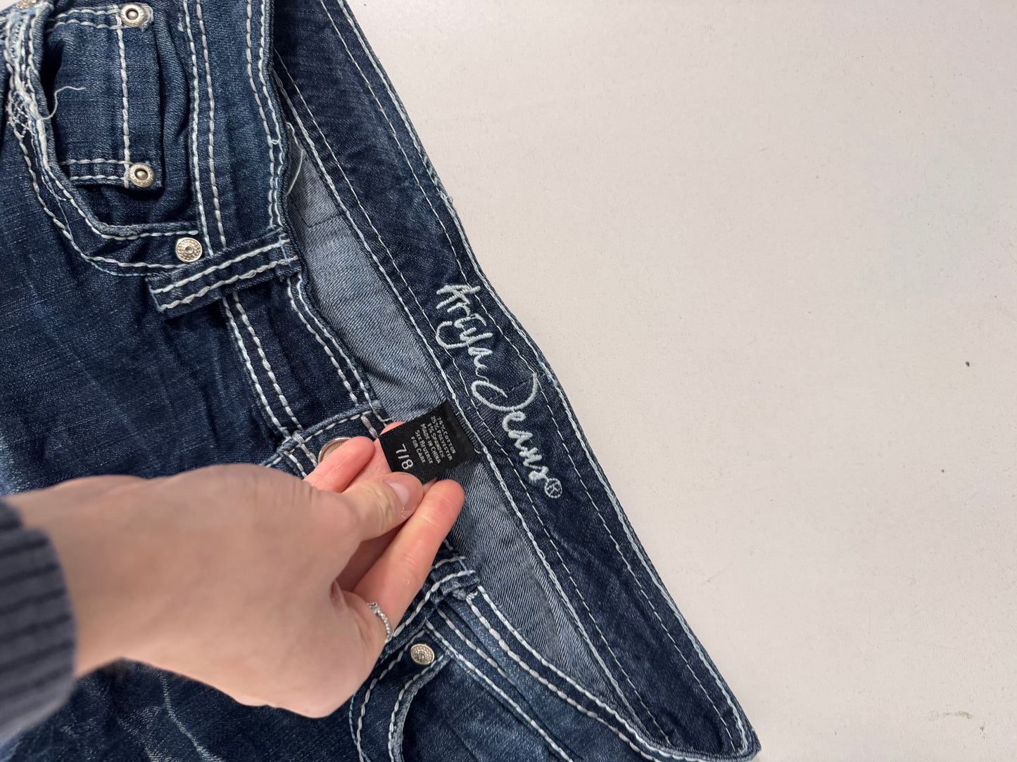 Lågmidjade jeans stl: S