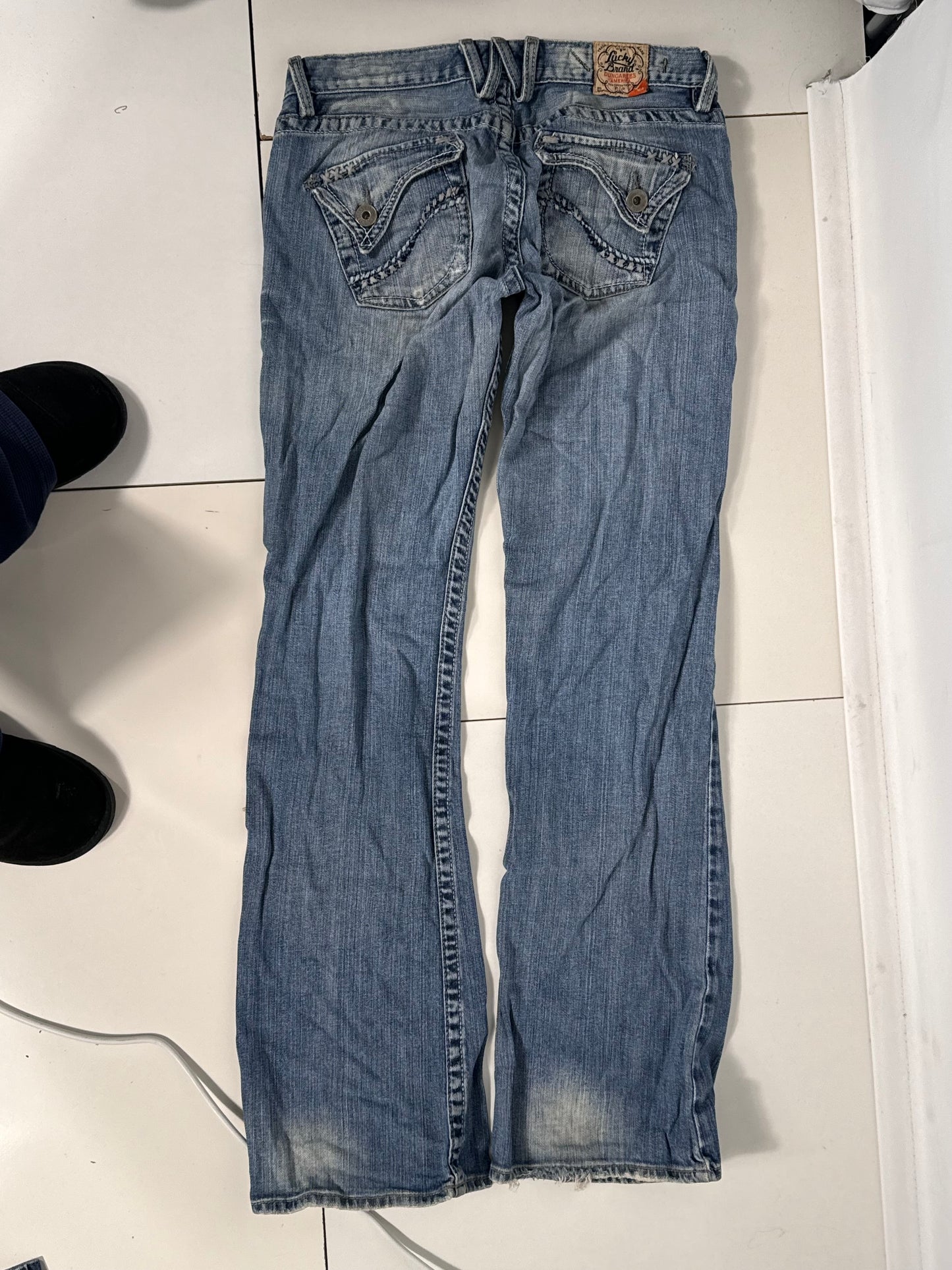 Lavtaljede jeans str: M